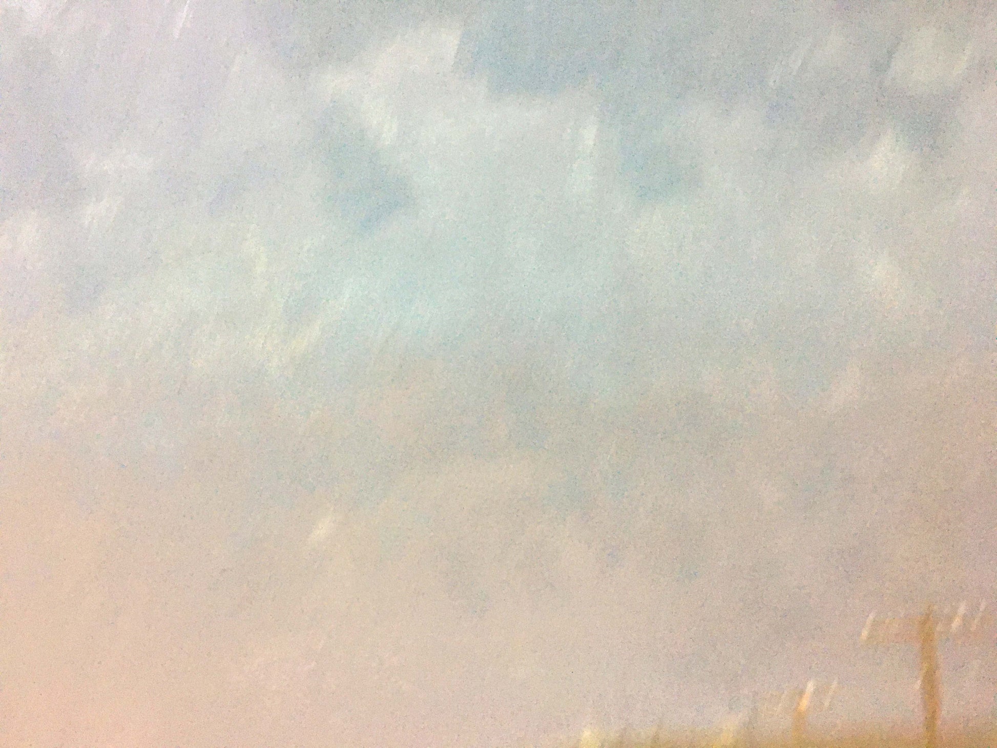 Blurry sky with pale blue clouds in Sulimenko Petr Stepanovich oil painting