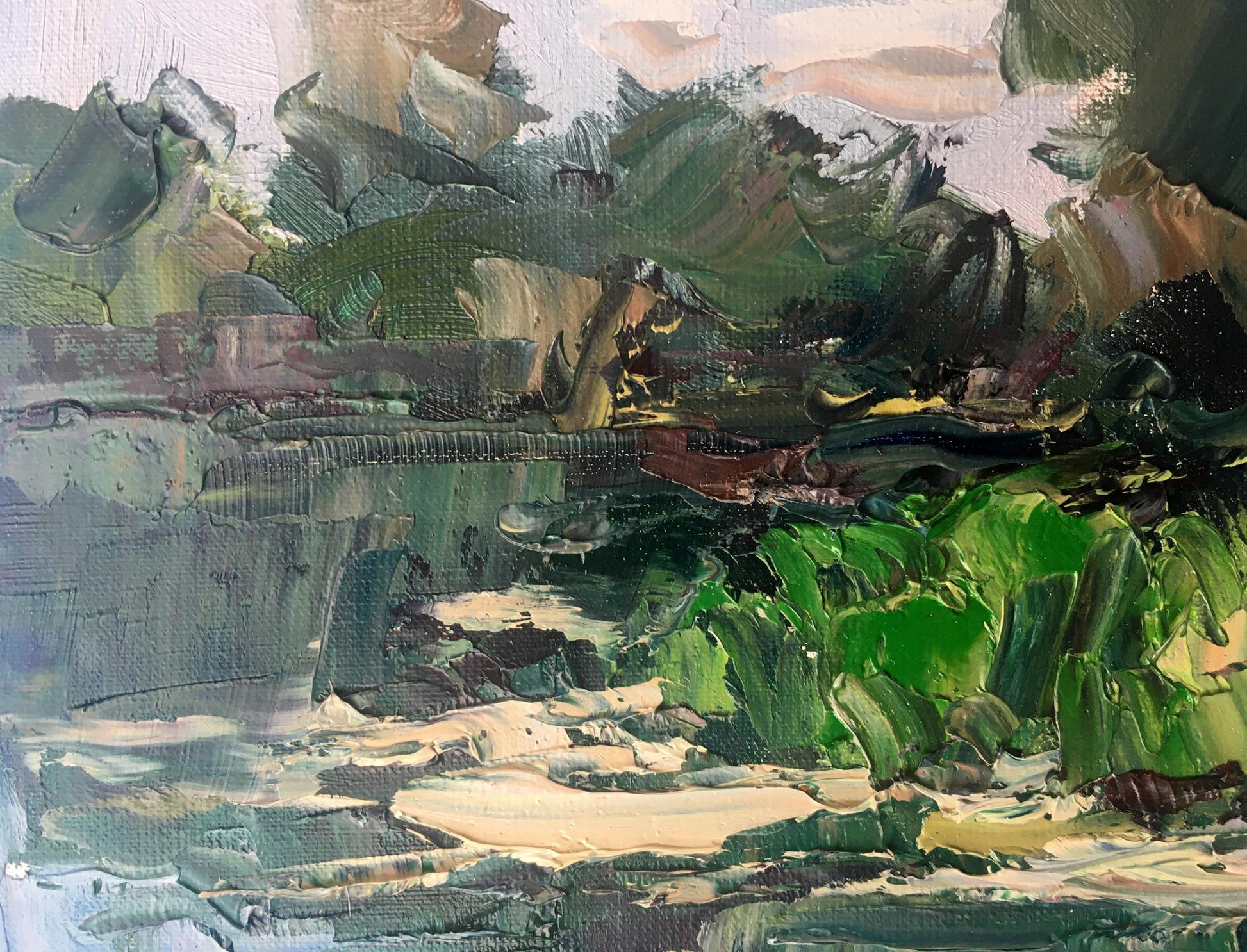 Oil painting Nature Landscape 