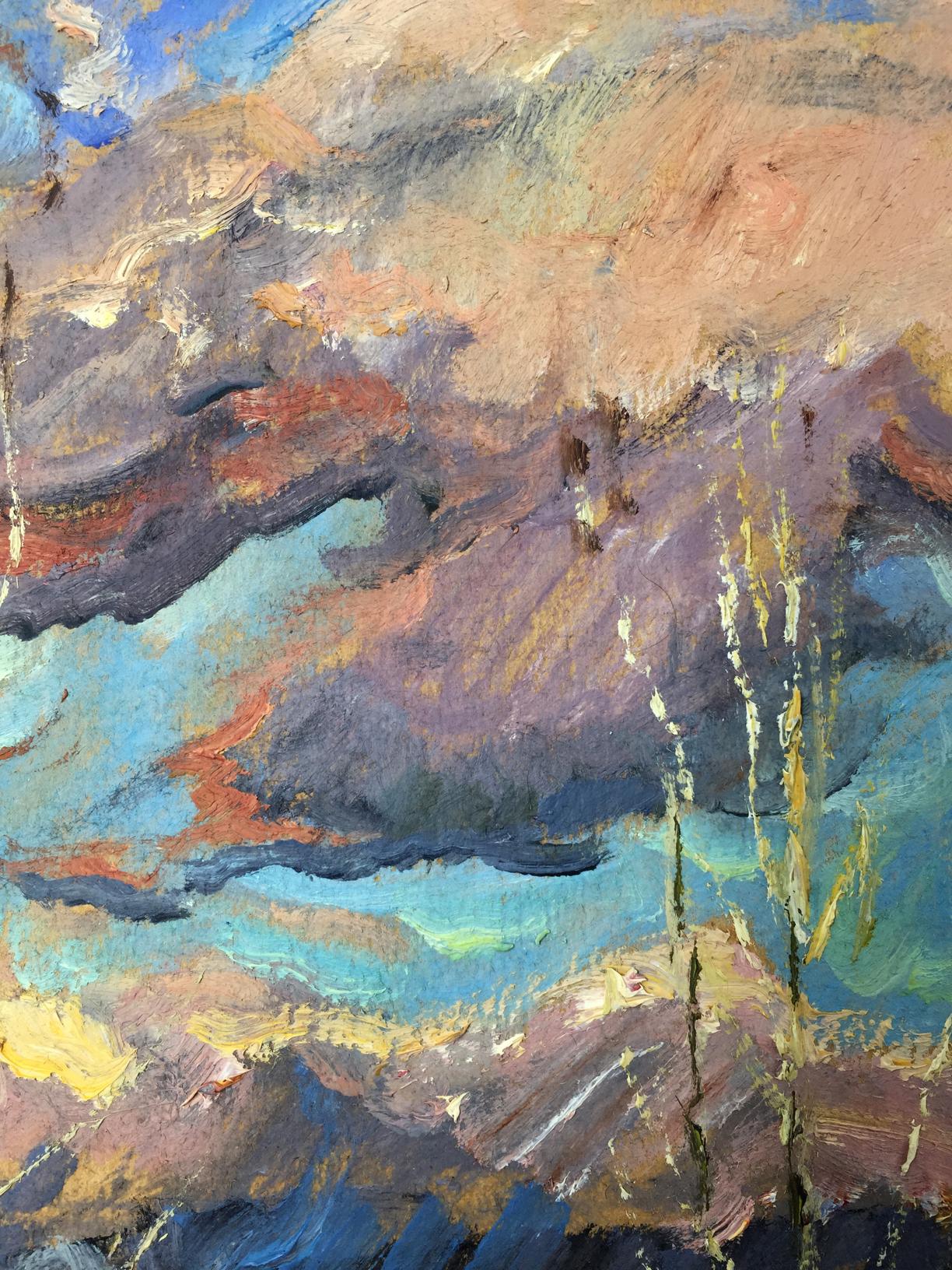 Oil painting Meadows by Sevastyanov Viktor Grigoryevich