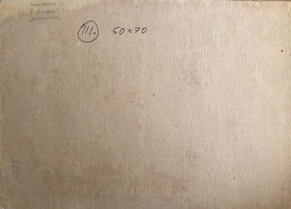 Back of beige textured canvas by Kolosovsky Georgy Sergeevich