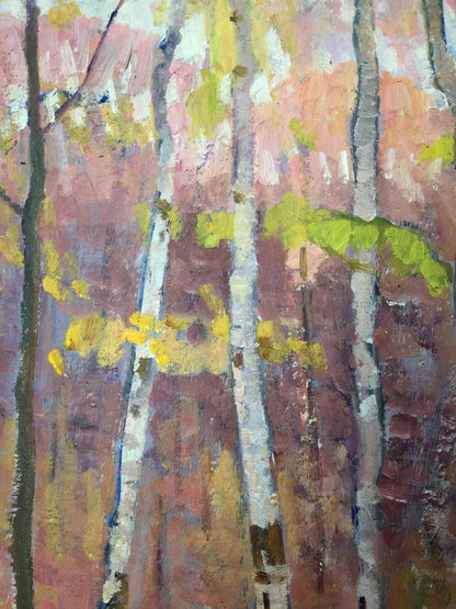 Oil painting Birch Grove by Khrustalenko Nikolay Alexandrovich