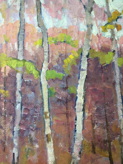 Oil painting Birch Grove by Khrustalenko Nikolay Alexandrovich