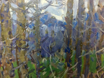 Oil painting In the Woods by Kolomoitsev Petr Mikhailovich