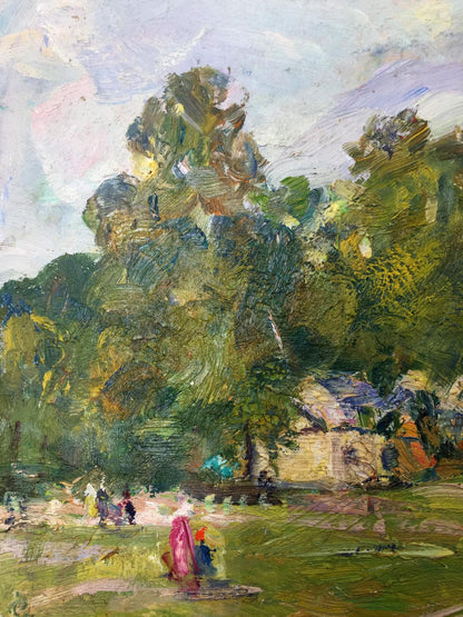 Impressionistic oil painting Warm summer by M.y Grigory Semenovich