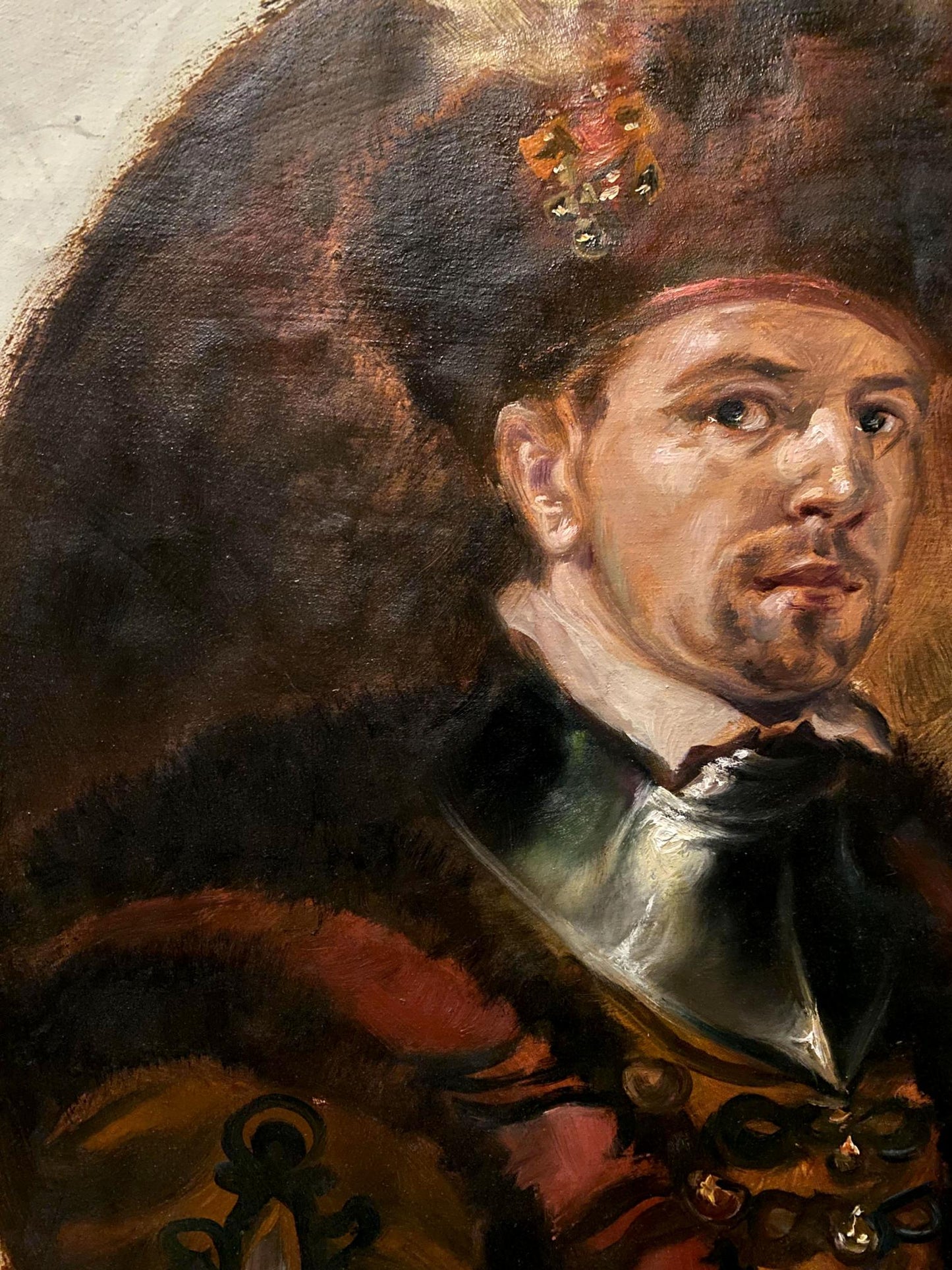 Oil painting of Nobleman Alexander Arkadievich Litvinov in ornate attire