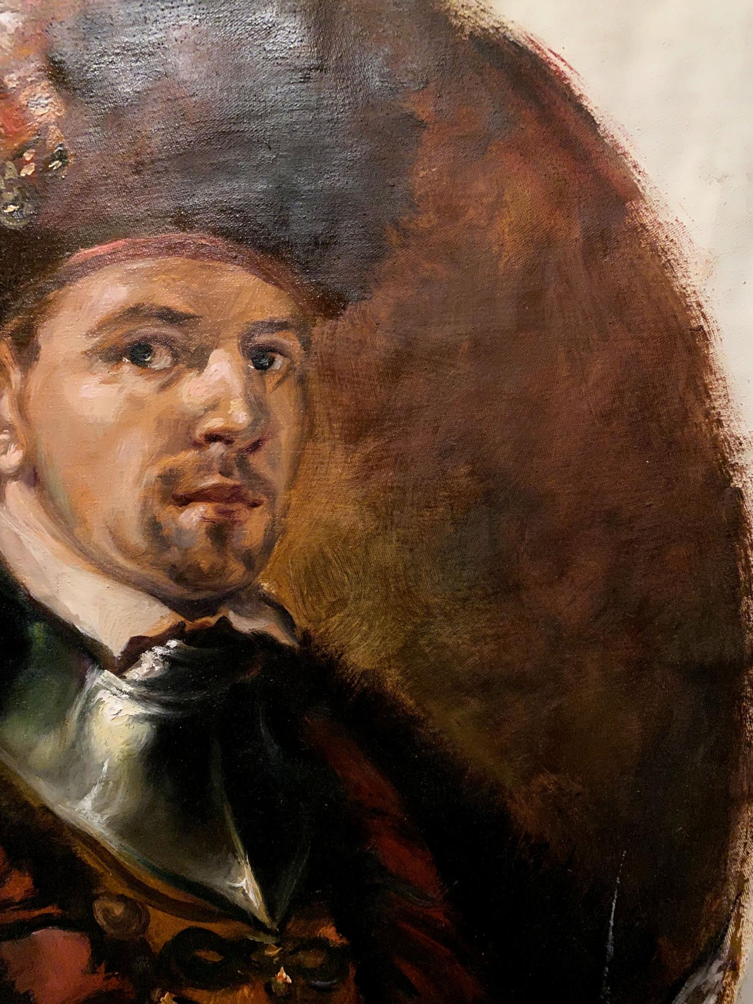 Oil painting portrait of Nobleman Alexander Arkadievich Litvinov