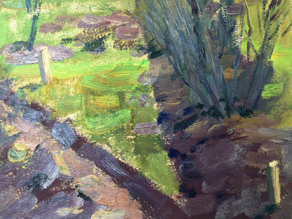 Vibrant impressionist oil painting In the Park by Evgeny Tkachenko