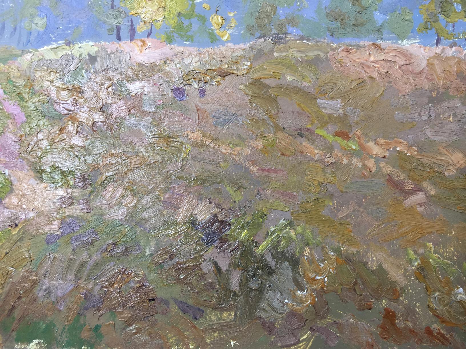 Impressionistic oil painting Misty Morning by Alexander Fedorovich Mynka