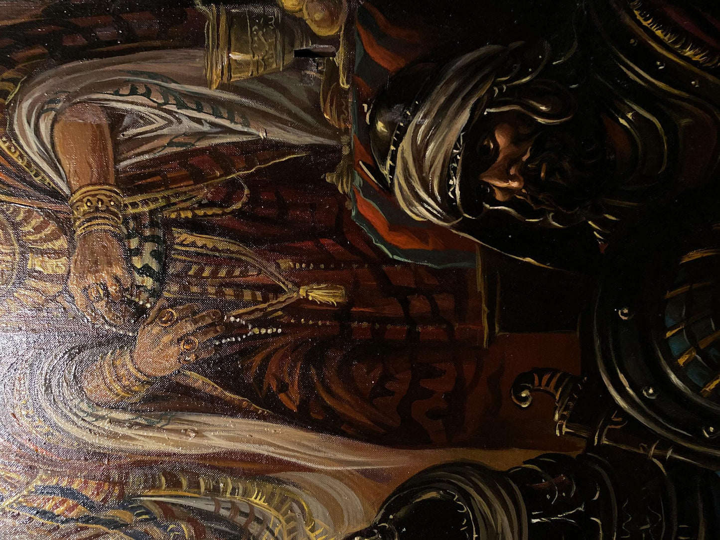 Oil painting Artaxers Aruan by Esther Alexander Arkadievich Litvinov
