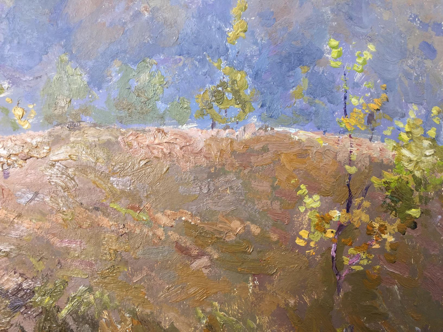 Impressionistic oil painting Misty Morning by Alexander Fedorovich Mynka