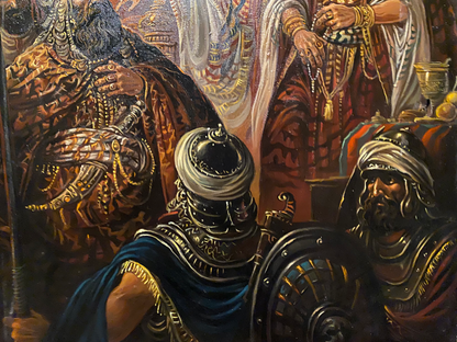 Oil painting Artaxers Aruan by Esther Alexander Arkadievich Litvinov
