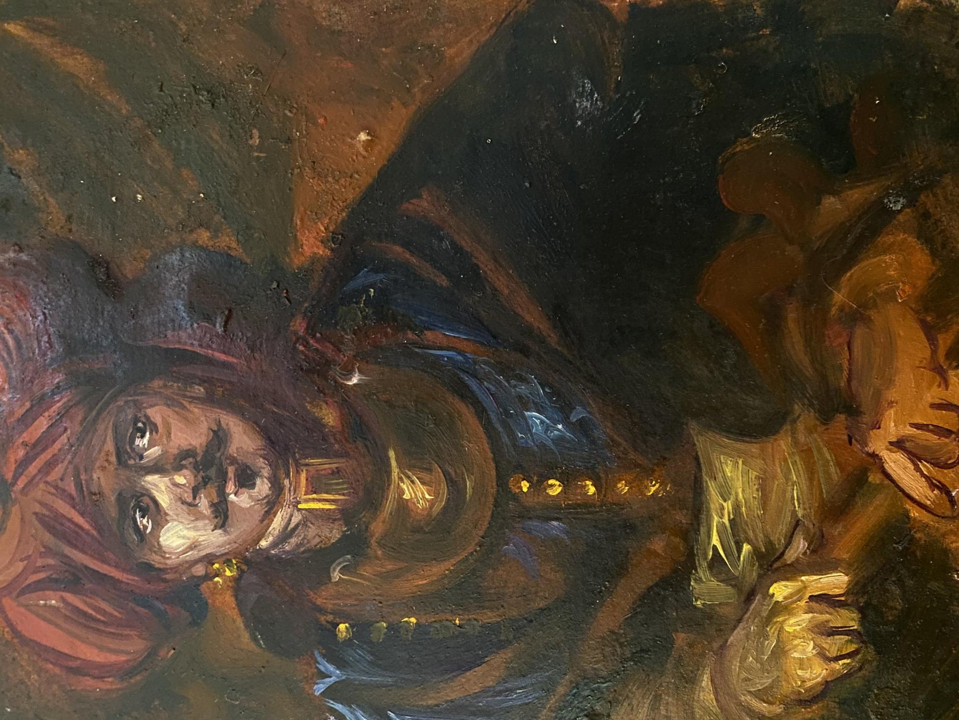Oil painting portrait XII by Alexander Arkadievich Litvinov in ornate armor