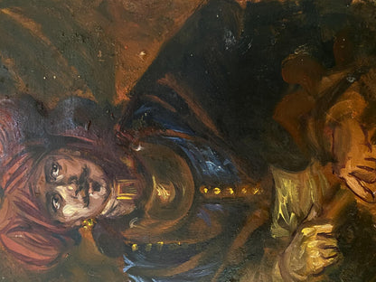 Oil painting portrait XII by Alexander Arkadievich Litvinov in ornate armor