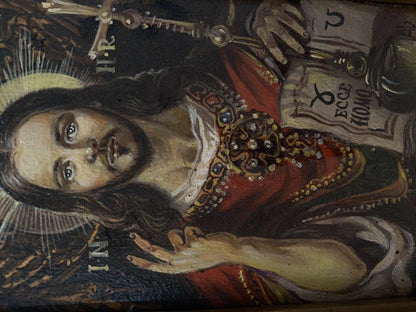 Oil painting of Jesus Christ by Alexander Arkadievich Litvinov
