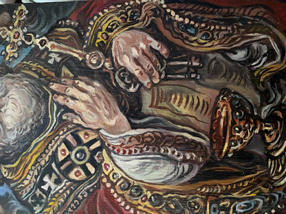 Oil painting of Apostle Peter by Alexander Arkadievich Litvinov