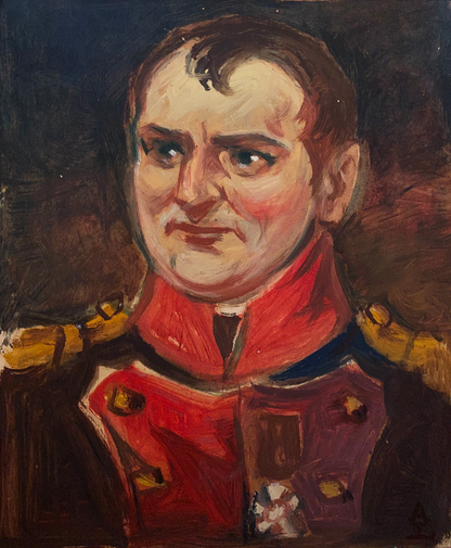 Oil painting of Bonaparte by Alexander Arkadievich Litvinov