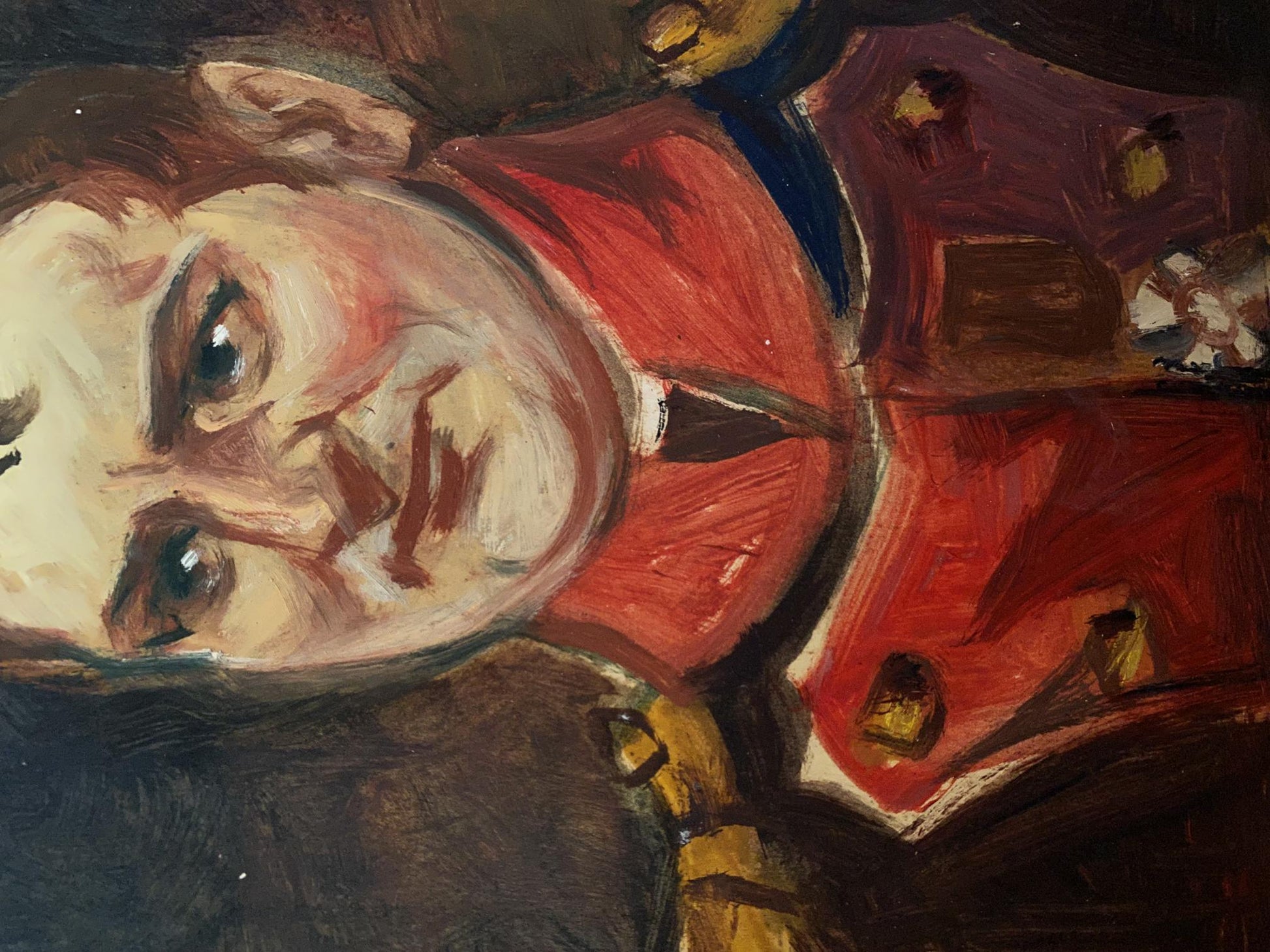 Oil painting of Bonaparte by Alexander Arkadievich Litvinov