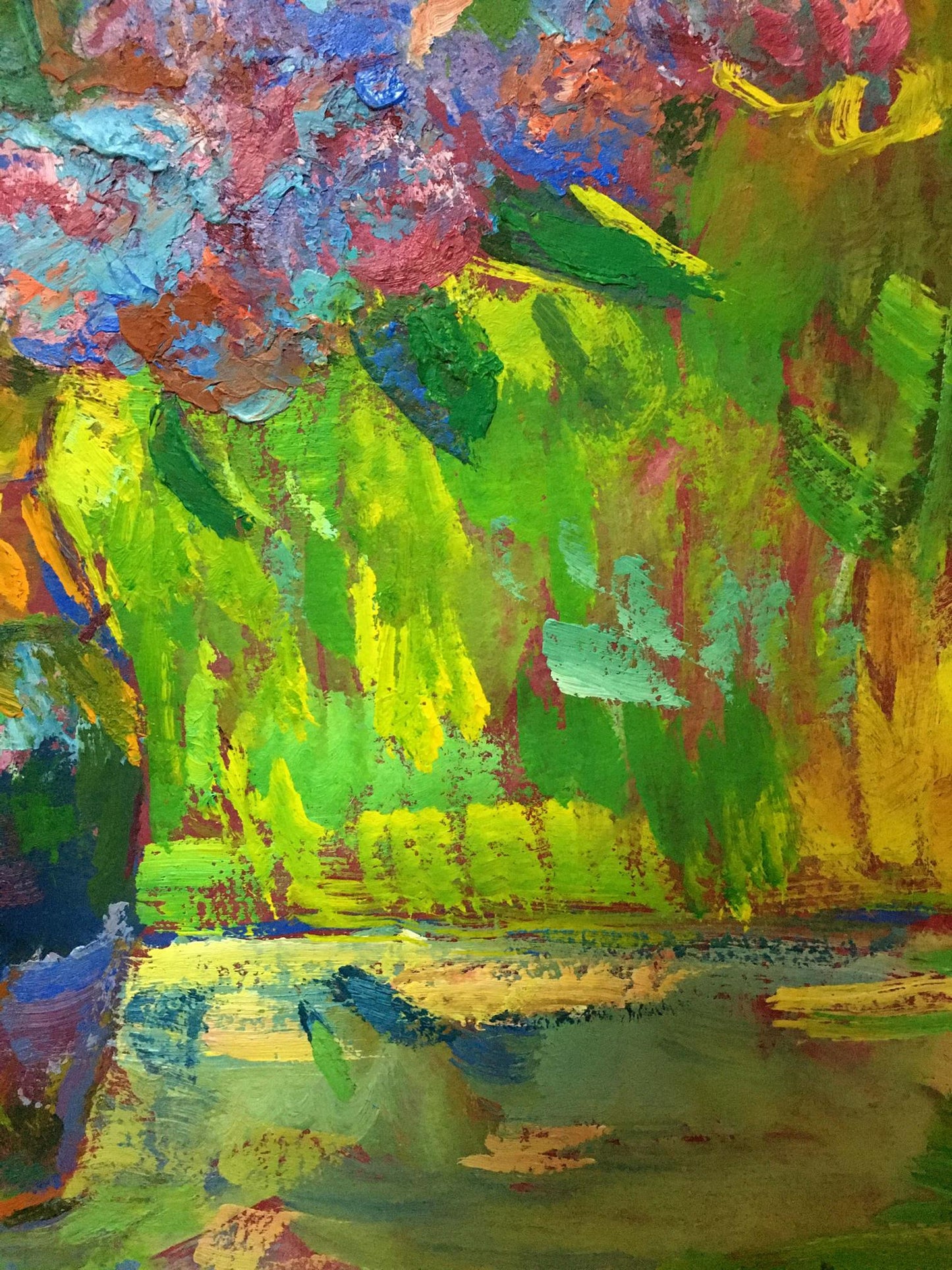 Vibrant impressionist oil painting Lilac by Chegodar Vasily Dmitrievich