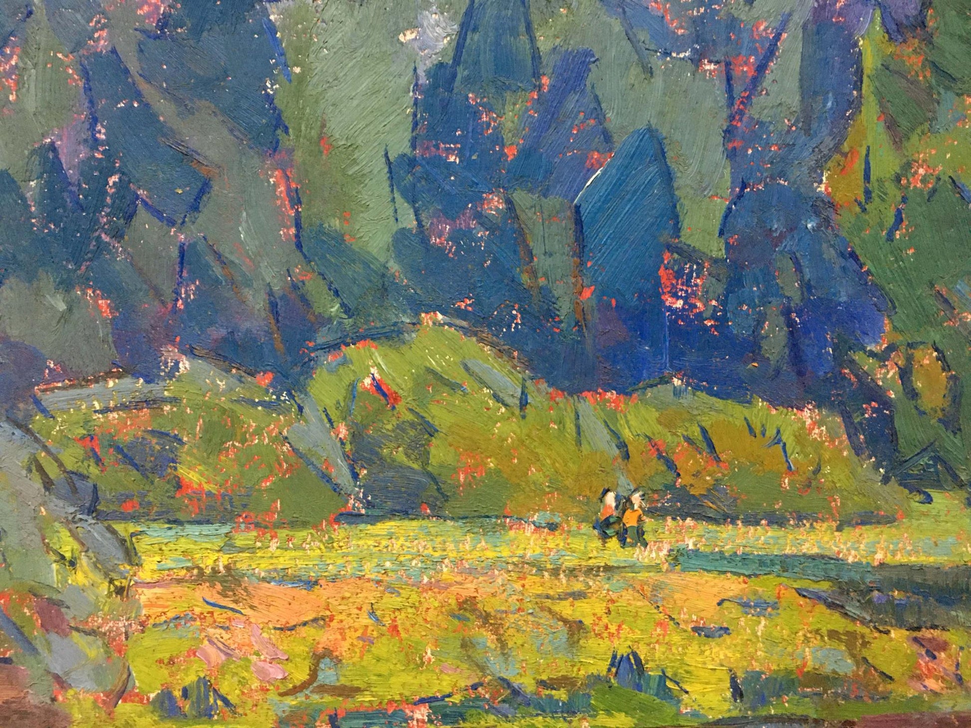 Vibrant impressionist oil painting Warm day by Chegodar Vasily Dmitrievich