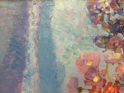 Oil painting Still life by Gaiduk Zinaida Kirillovna, pastel flowers