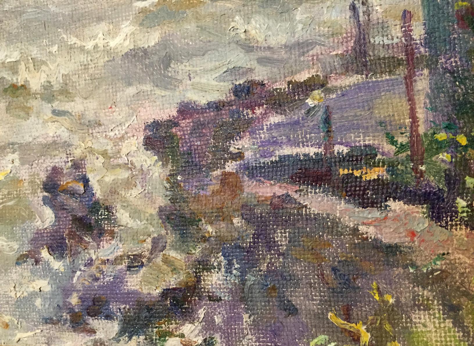 Oil painting Sea by Gavdzinsky Albin Stanislavovich, coastal scene