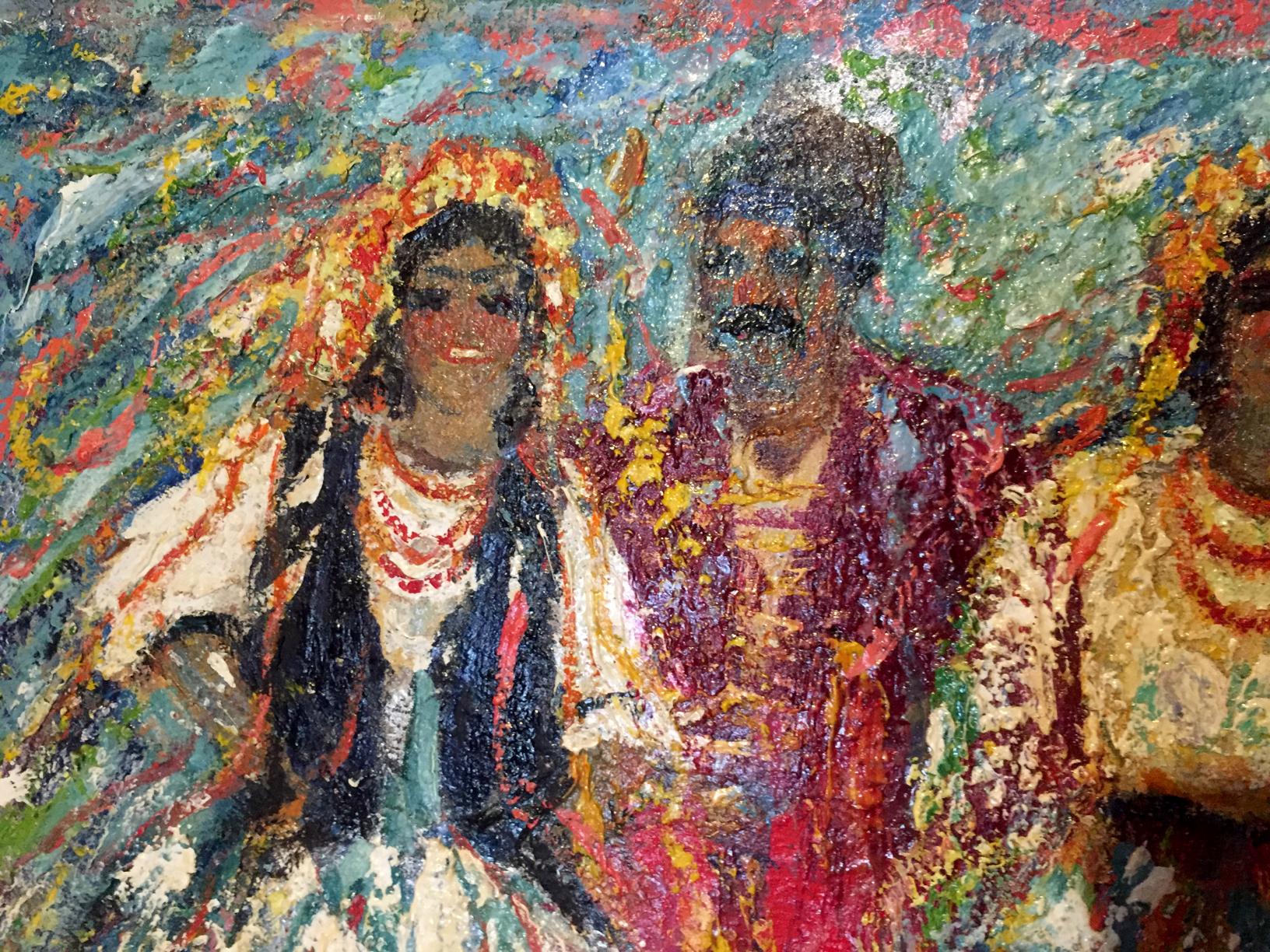 Vibrant impressionist oil painting Song Shary by Anatoly Ivanovich
