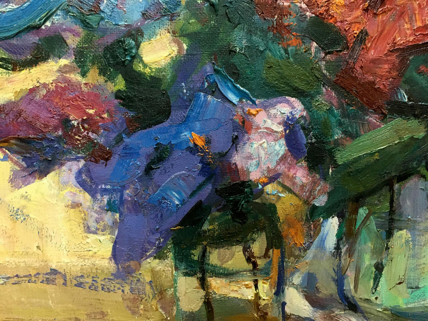 Oil painting Flower by Zaborovsky Leonid Alexandrovich