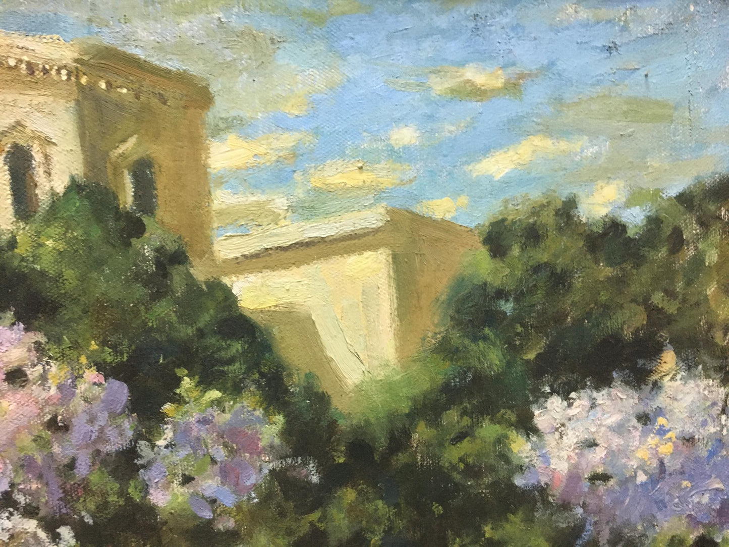 Oil painting Garden estate by Dumenko Sergey Danilovich