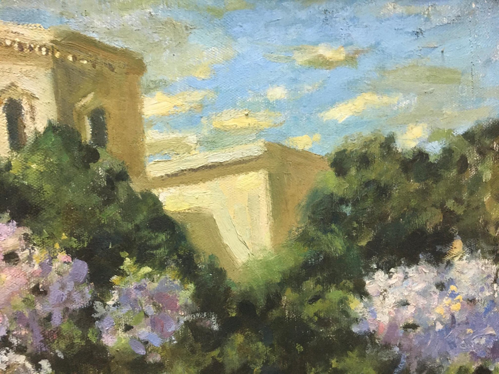 Oil painting Garden estate by Dumenko Sergey Danilovich