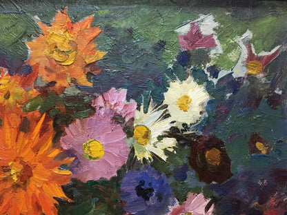 Oil painting Autumn flowers by Khodchenko Lev Pavlovich