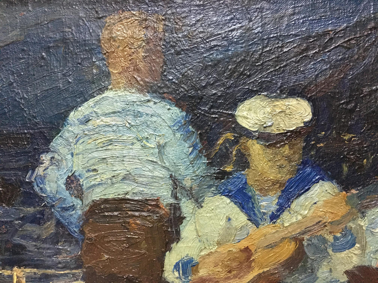 Oil painting portrait of sailors by Klepikov Nikolay Semenovich