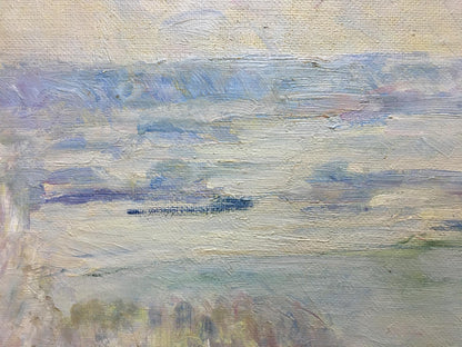 Oil painting of winter landscape by Naumova Tamara Sergeevna
