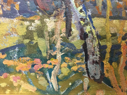 Oil painting of forest landscape by Gaiduk Viktor Kirillovich