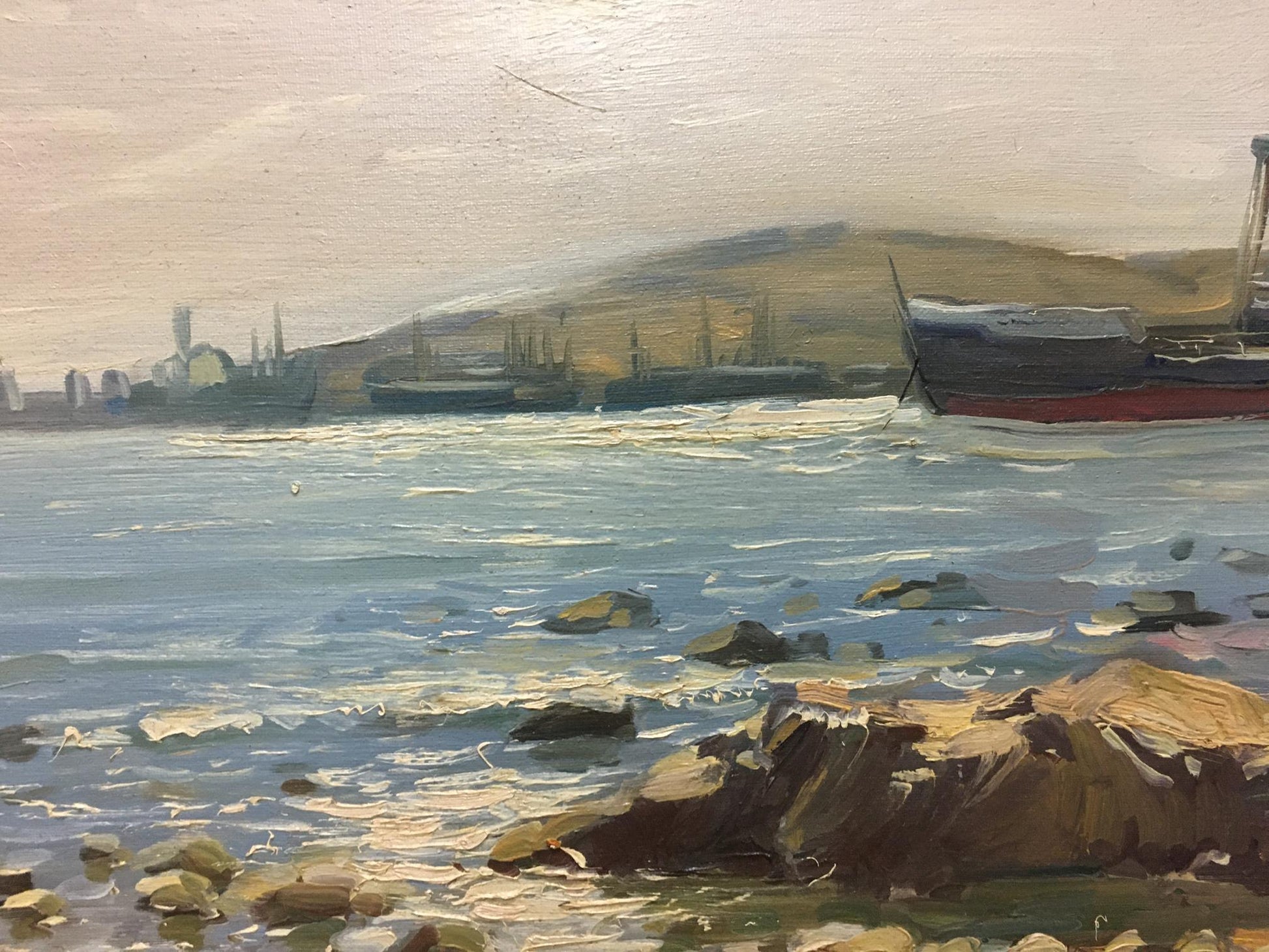 Oil painting Near the shore by Miroshnik Konstantin Vyacheslavovich