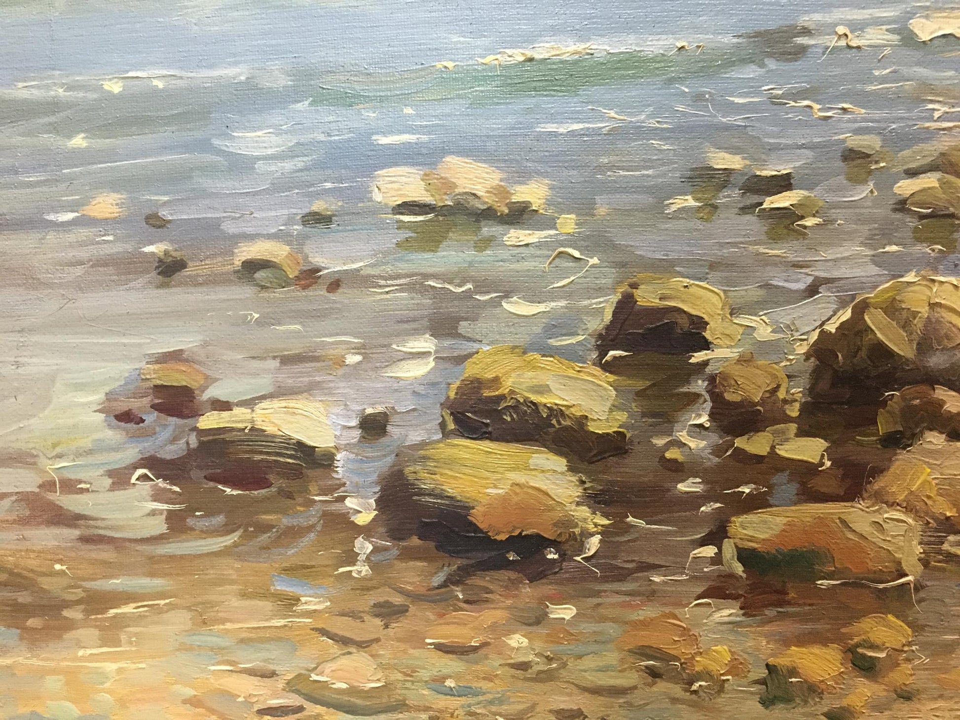 Oil painting Near the Shore by Miroshnik Konstantin Vyacheslavovich