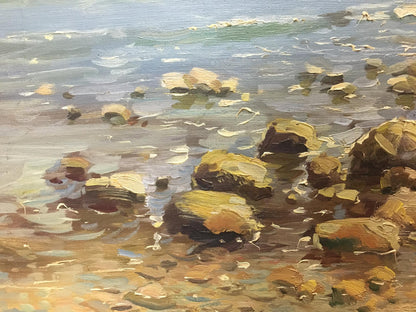 Oil painting Near the Shore by Miroshnik Konstantin Vyacheslavovich