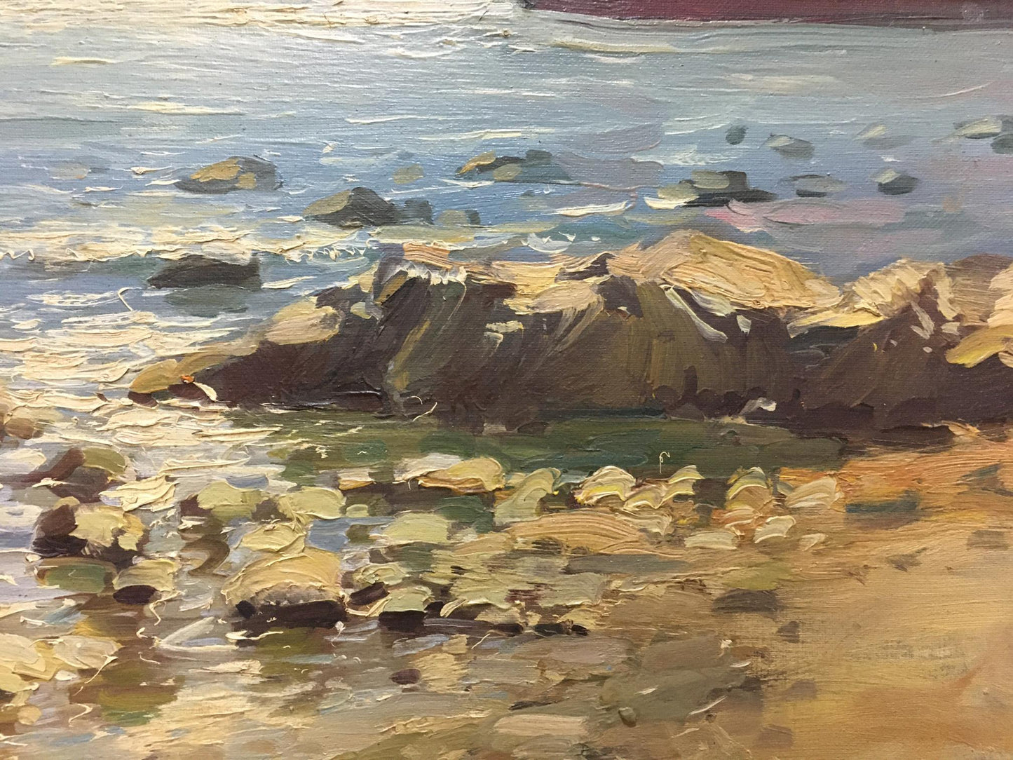 Oil painting Near the Shore by Miroshnik Konstantin Vyacheslavovich