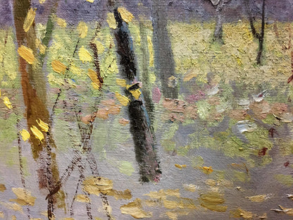 Oil painting Beautiful forest by Zaretsky Victor Ivanovich