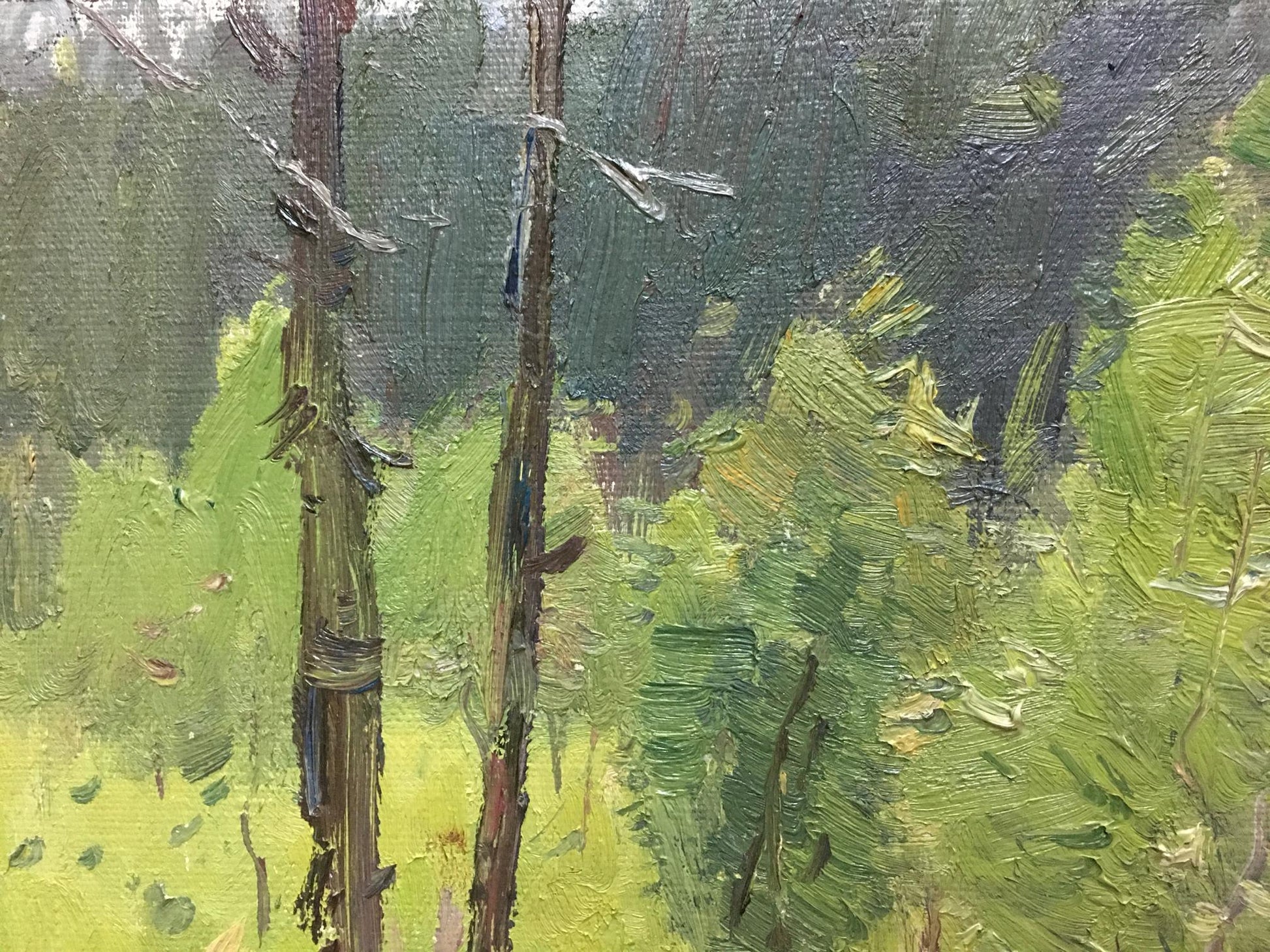 Oil painting Road to the Forest by Grigoryev Sergey Alekseevich