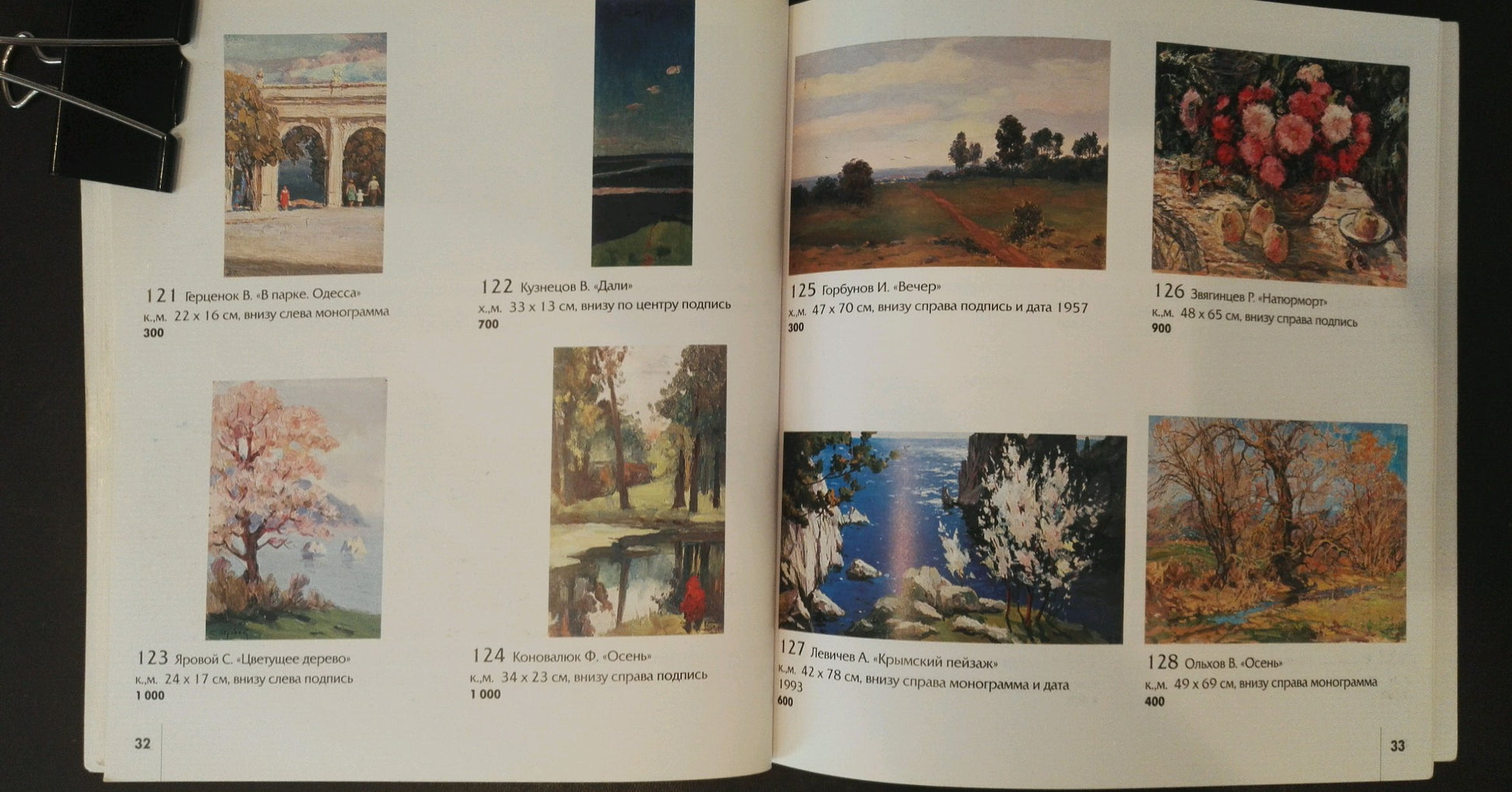 Oil painting River along the cliffs by Levichev A. with R. catalog