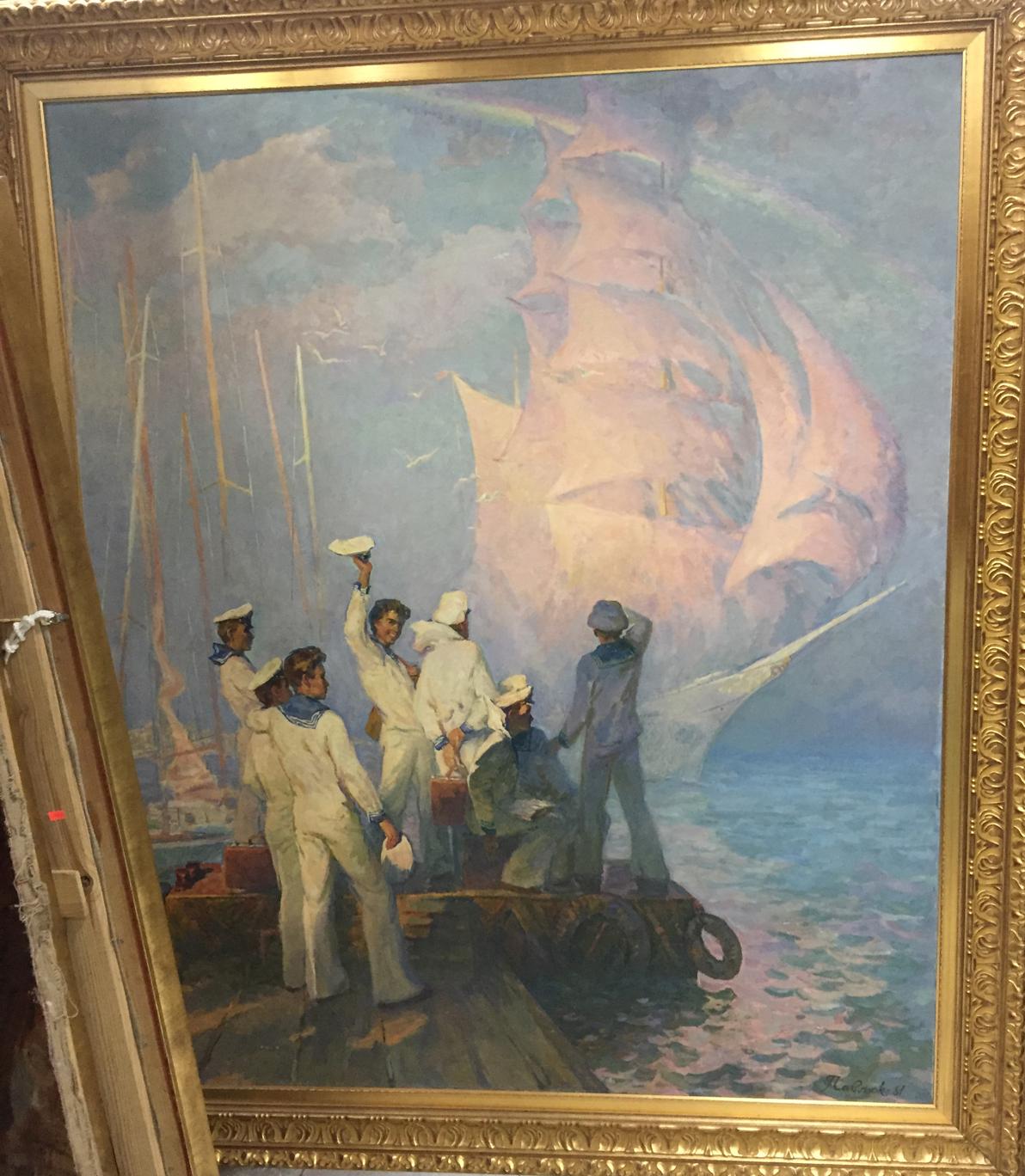 Oil painting Sails of Our Youth by Pavlyuk Georgy Nikolaevich
