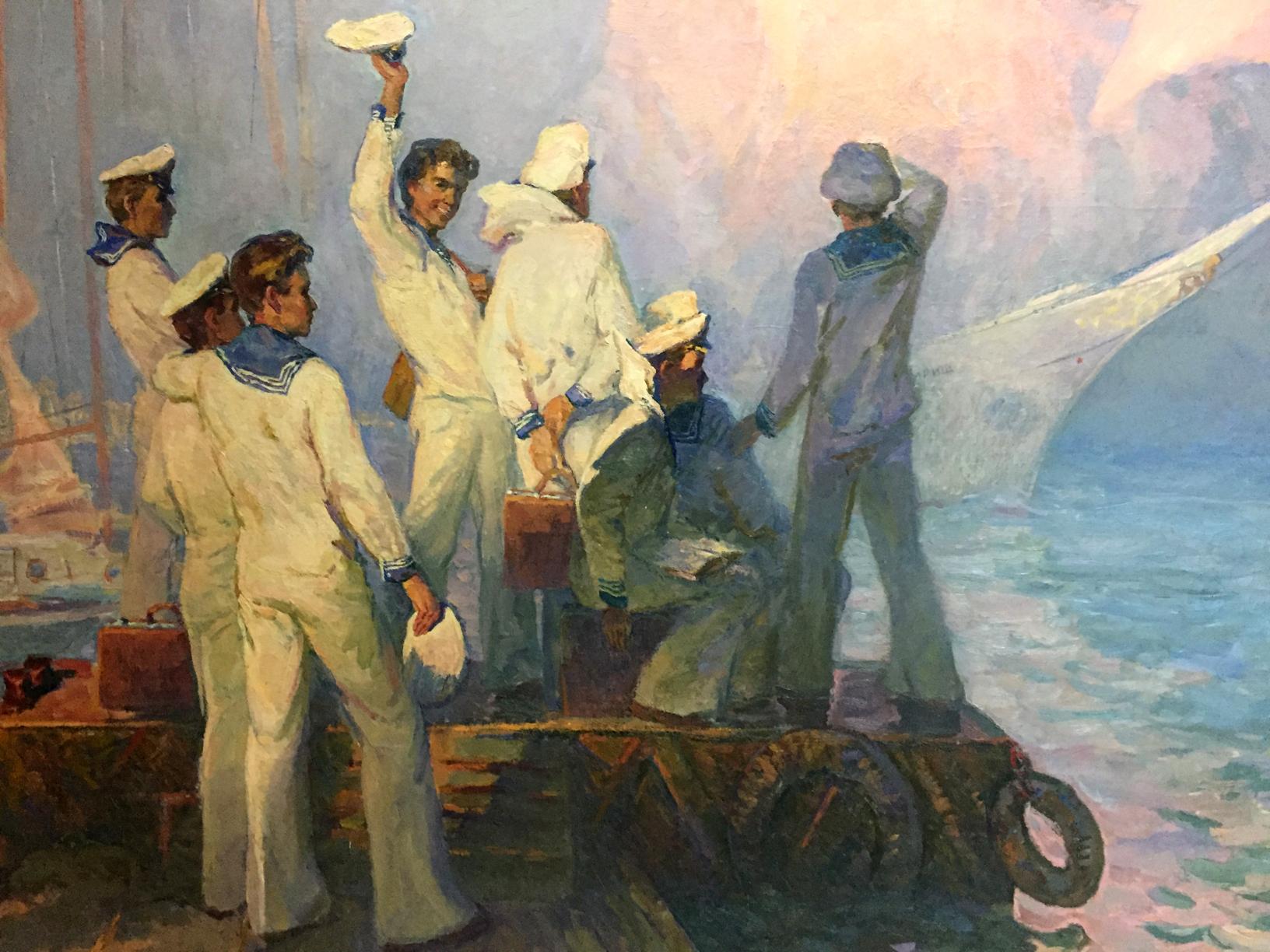 Oil painting Sails of our youth by Pavlyuk Georgy Nikolaevich