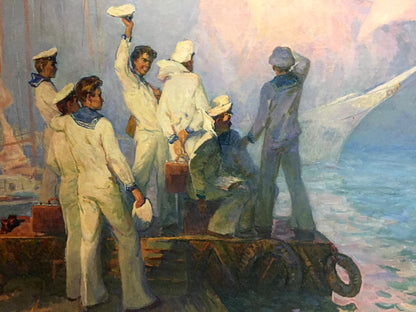 Oil painting Sails of our youth by Pavlyuk Georgy Nikolaevich