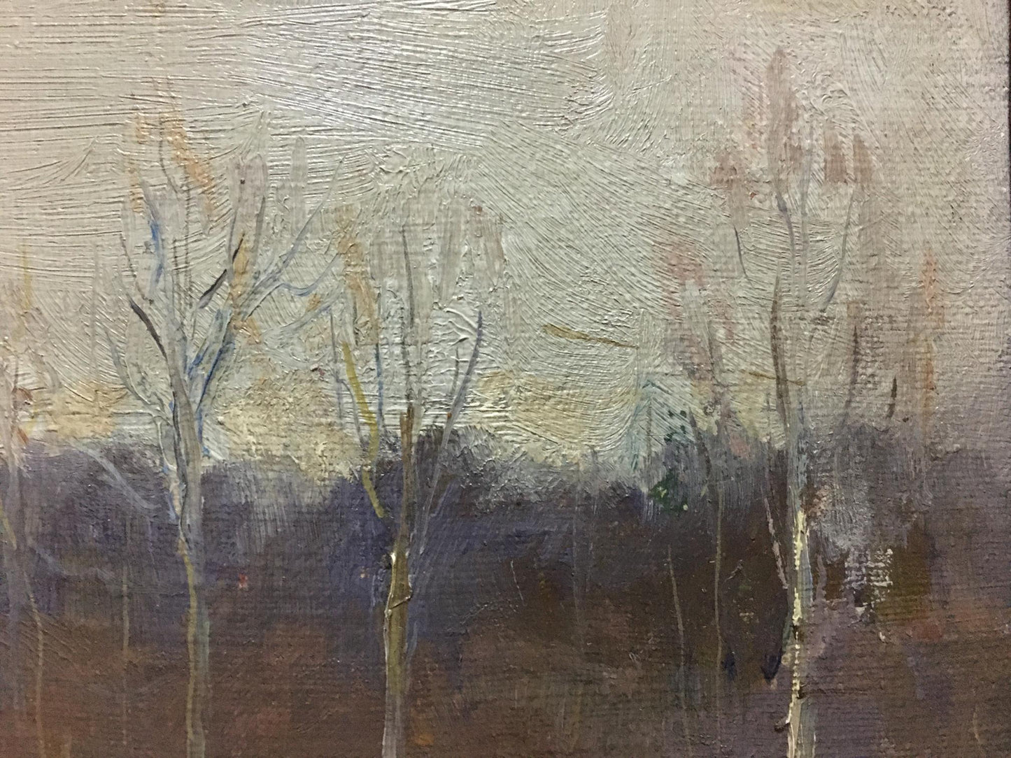 Oil painting End of Winter by Glushchenko Nikolay Petrovich