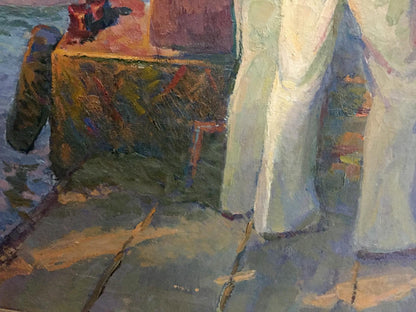 Impressionistic oil painting Sails of Our Youth by Pavlyuk Georgy Nikolaevich
