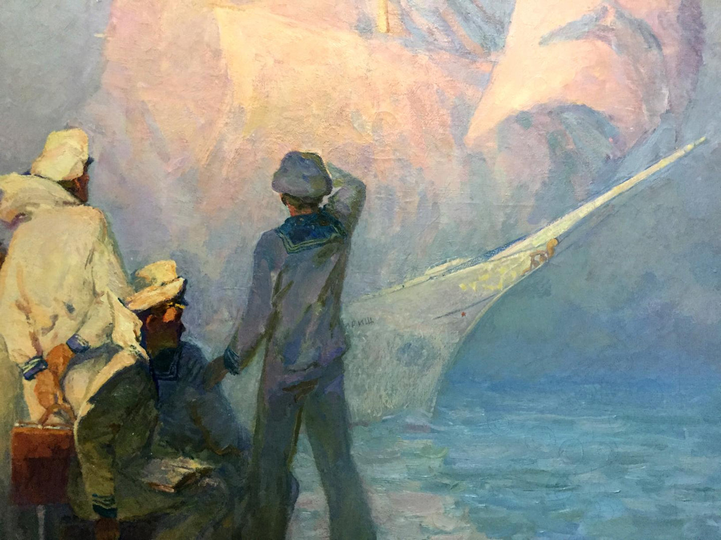 Oil painting Sails of our youth by Pavlyuk Georgy Nikolaevich