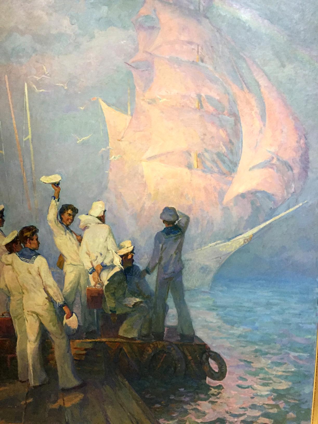 Oil painting Sails of our youth by Pavlyuk Georgy Nikolaevich