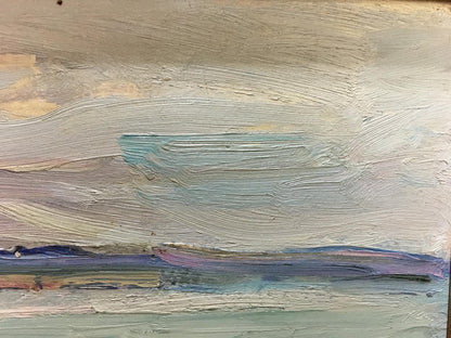 Oil painting Seascape by Glushchenko Nikolay Petrovich textured serene landscape