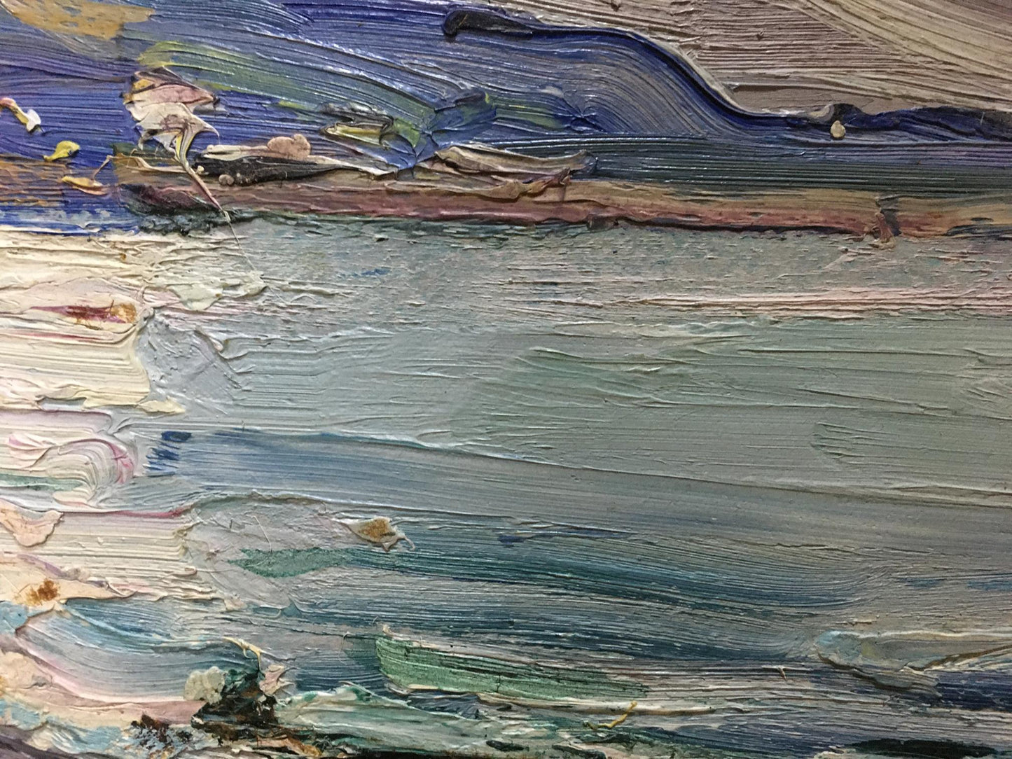 Impressionistic oil seascape painting by Glushchenko Nikolay Petrovich