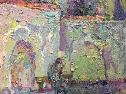 Impasto oil painting Night Balaclava by Karpov Andrey Karpov Nikolay Mikhailovich
